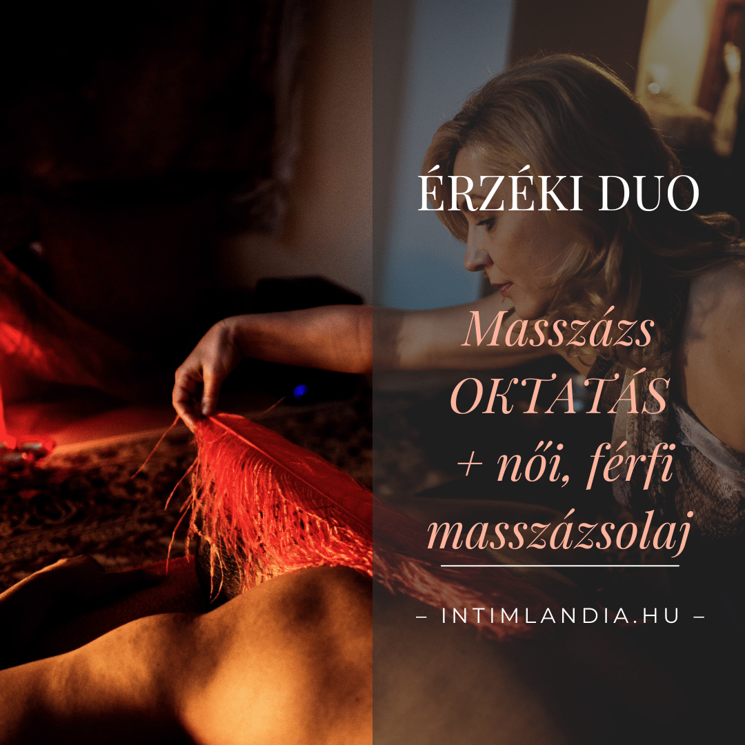 Érzéki masszázs oktató csomag