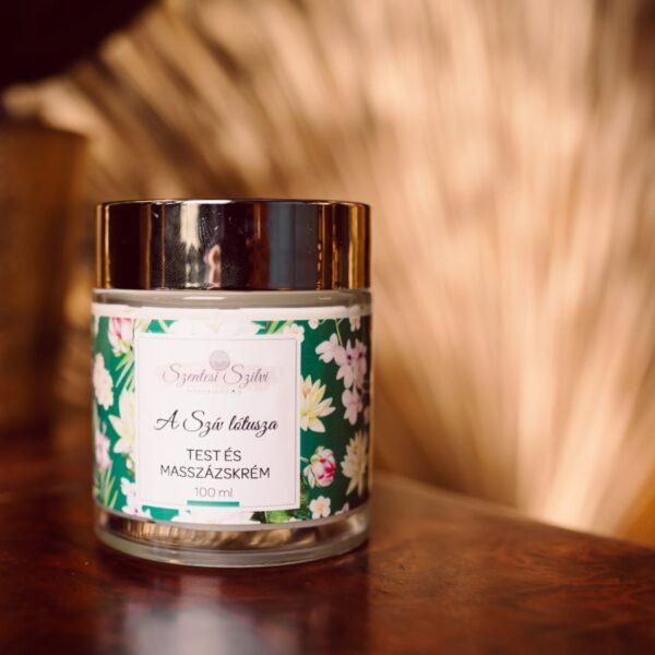 "Szív Lótusza" - test és masszázskrém, mellkrém - 100ml
