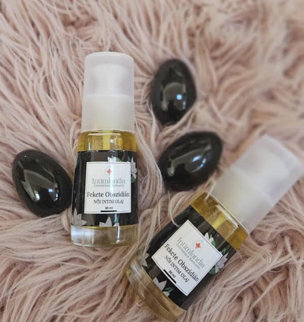 Fekete Obszidián jóni tojás & Fekete Obszidián női intim olaj
